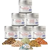 Gourmet Backyard BBQ Burgers & Fries Seasoning Set - Six Pack | Authentic Small Batch Seasoning Mixes - Built For Grilling | 6 Gourmet All Natural Spice Blends - | Hand Packed, Non GMO | GLP-1 Friendly | Sustainably Sourced, Made in USA | Artisanal Spice Blends, Marinades, and Rubs | Gustus Vitae | All Occasion Gift