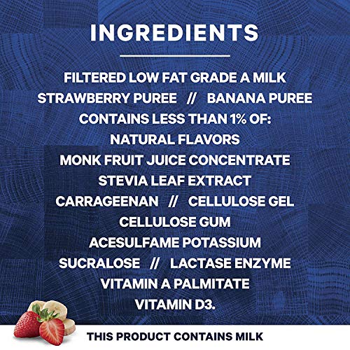 Core Power by Fairlife High Protein, 26g Protein, Milk Shake, 14 oz (Pack of 12) (Strawberry Banana)