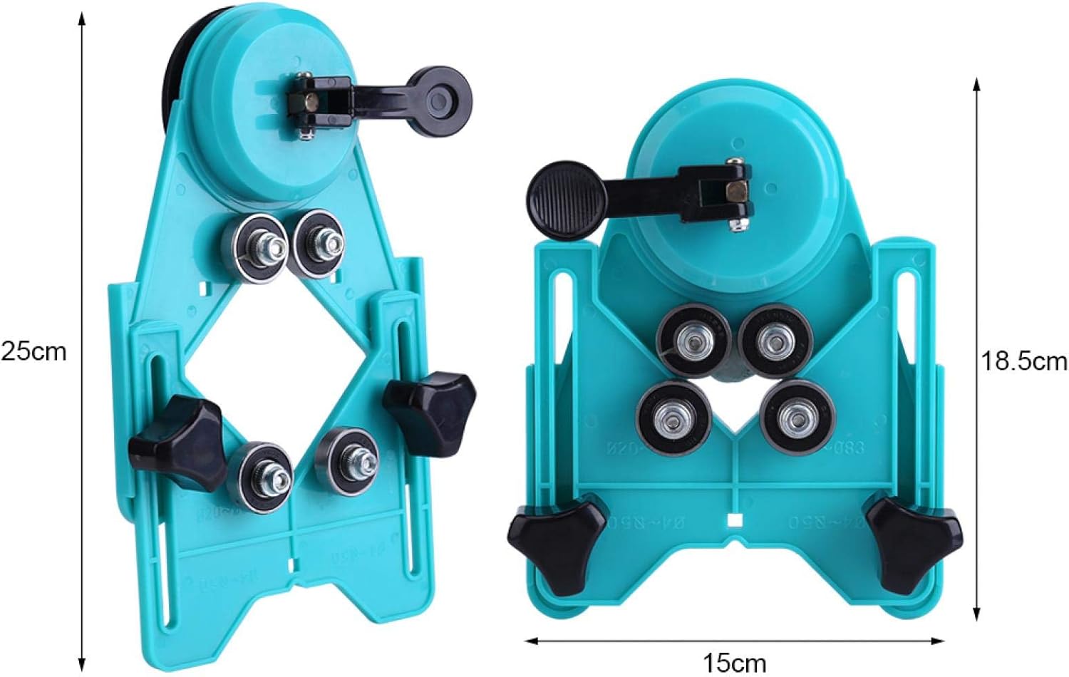 4mm-80mm Adjustable Drill Bit Ceramic Glass Marble Hole Saw Guide Sucker Base Locator Jig Drilling Kit Guide Set Durable Self-Centering Precise - Image 3