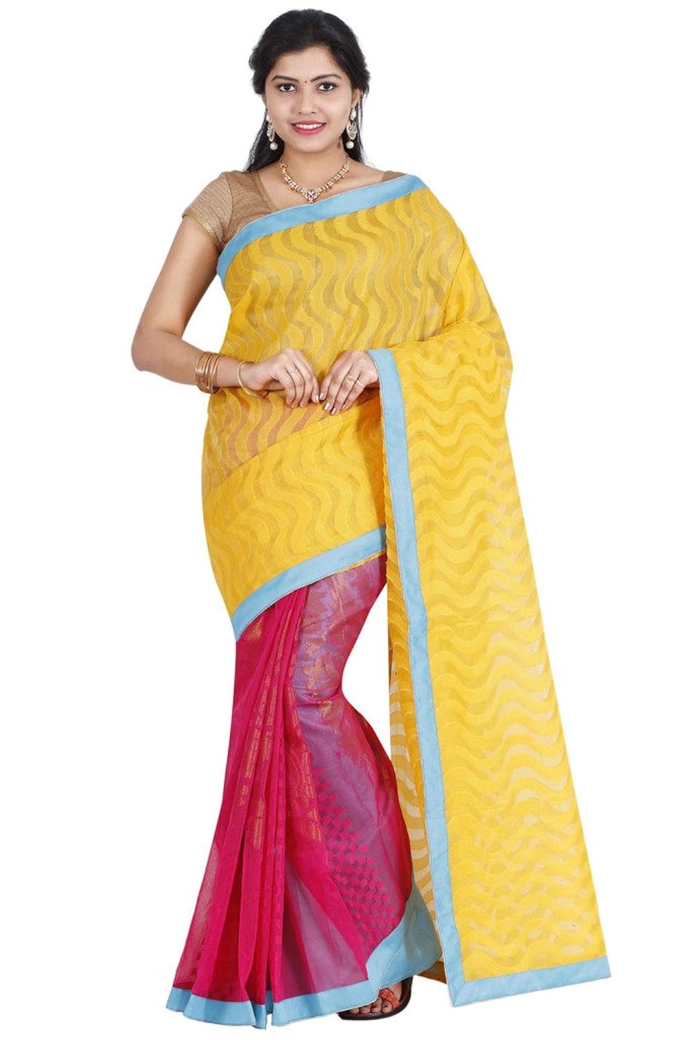 the chennai silks cotton saree with blouse piece
