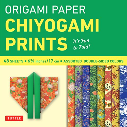 Origami Paper - Chiyogami Prints - 6 3/4" - 48 Sheets: Tuttle Origami Paper: High-Quality Origami Sheets Printed with 8 Different Patterns: Instructions for 6 Projects Included