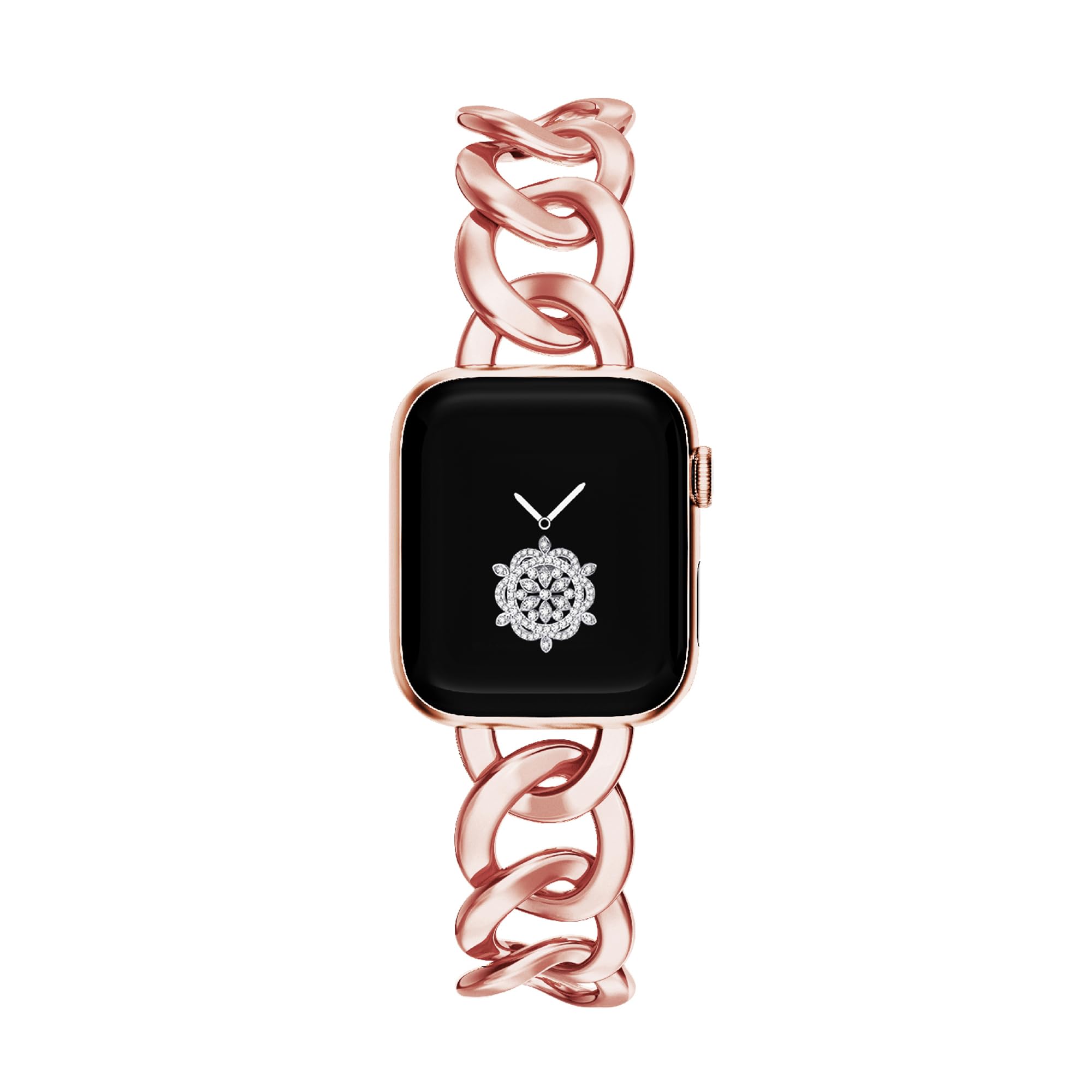 KAGOWEAR 38/40/41/42mm Women Rose gold Smartwatch Straps for Apple Watch Series SE3/11/10/9/8/7/SE/6/5, Men Cool Watch Band for Iwatch SE3/11/10