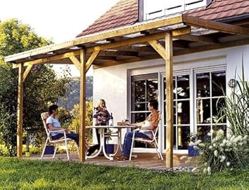 Terrassenüberdachung JUIST I Wintergarten 400x300cm Überdachung Terrasse