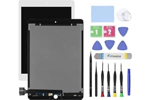 HOYRTDE 9.7" New Screen Replacement for iPad Pro 2016 A1673 A1674 A1675 LCD Display Glass Touch Digitizer Premium Kit with Tools - White