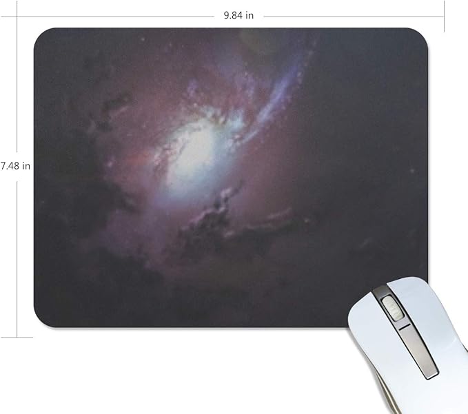 Mouse Pad Galaxy Shine Nebula Customized Rectangle Non