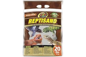 Zoo Med 976802 ReptiSand Desert White, 20 lb Bag