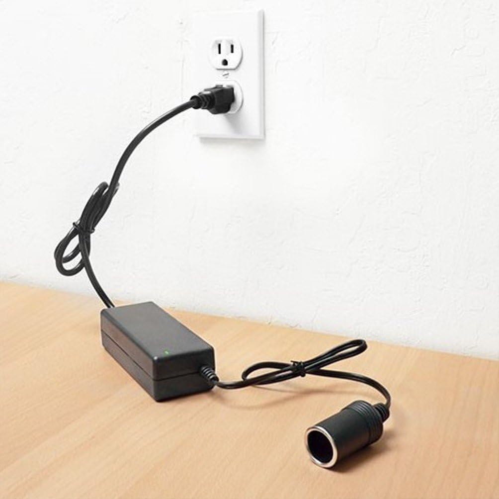 Wagan EL9903 - 5 amp AC to DC Power Adapter, 5A Power Converter, Converts 110V AC to 12V DC, Car Cigarette Ligher Socket, UL listed: Automotive