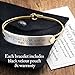 Sweet Romance with God All Things are Possible (Mat 19:26) Engraved Bible Verse Inspirational Faith Religious Bar Bangle Bracelet