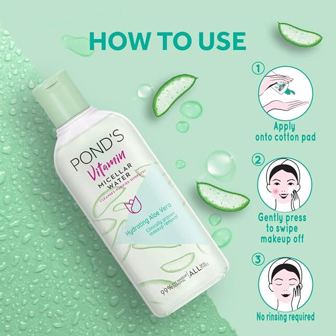 pond's vitamin micellar water aloe vera