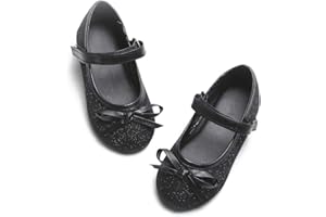 Kolan Toddler Little Girls Mary Jane Ballet Flat Dress Shoes