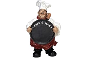 Deco 79 35538 Polystone Chef Chalk Board to Feel Yourself at Royal Reception 14' H X 9' W
