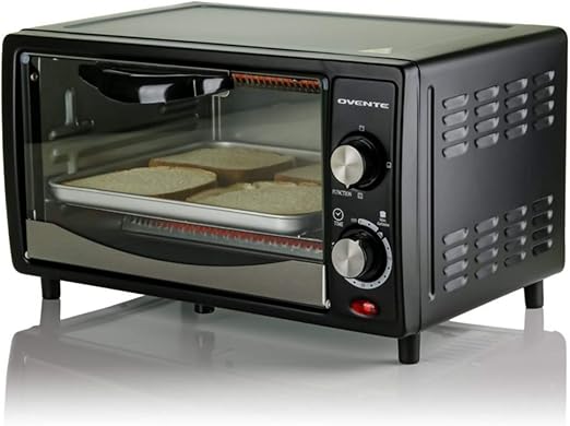 Amazon Com Ovente Countertop Toaster Oven 4 Slices With Removable