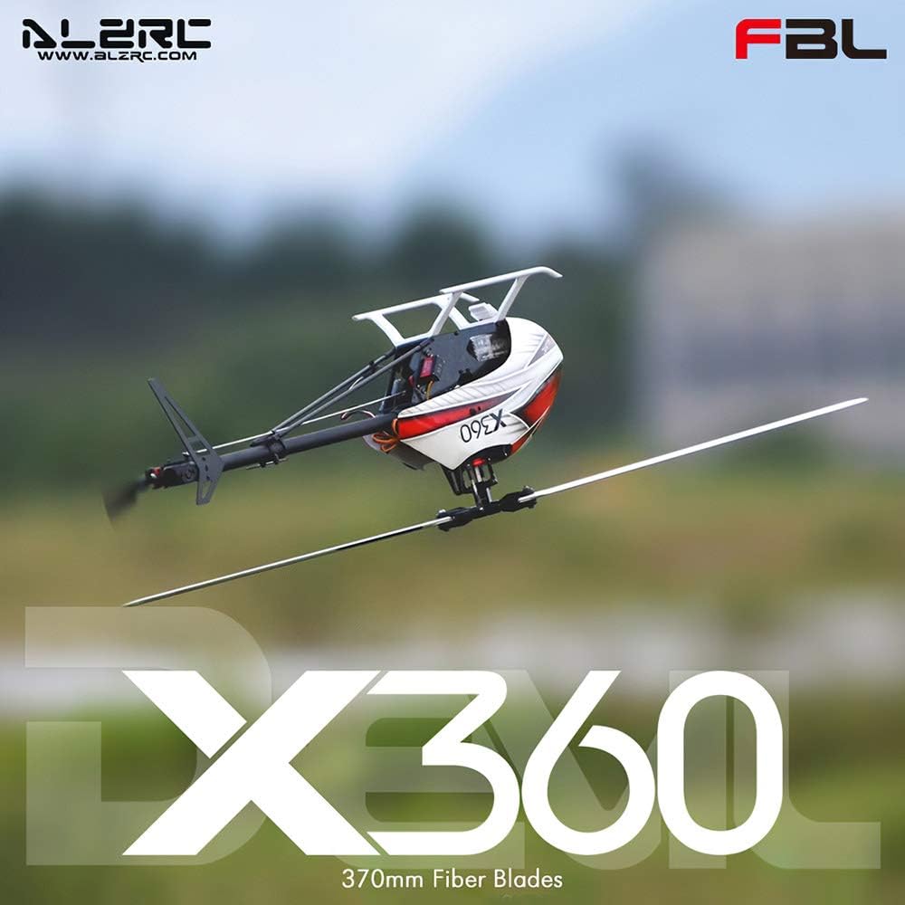 Cigooxm ALZRC X360 Fast FBL 6CH 3D Flying RC Helicopter Kit Version (No Electronic Parts)