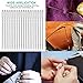 ERKOON 20 Pieces Large-Eye Blunt Needles 2inch Large Eye Sewing Needles Stainless Steel Stitching Needles with Clear Bottle for Leather Projects