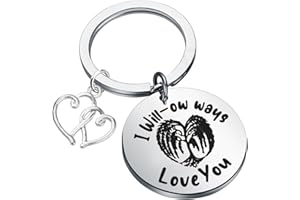 FAADBUK Willow Anniversa-ry Gift 9th Wedding Anniversa-ry Keychain for Husband Wife Valentine’s Day Gifts