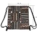 Farway Drawstring Bag Knit Bohemia Boho Beach Gym Outdoor Travel Sack Bags Unisex