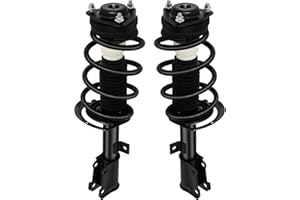 2PCS Front Complete Strut Assembly for 2009-2017 for Dodge Journey AWD FWD cciyu 172509 172510 – Shock Absorber with Coil Spring, Mounting Bracket, Strut Bearing & Boot (Driver & Passenger Side)
