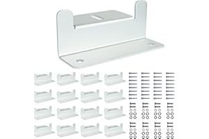 D&ONEHOS Solar Panel Mounting Z Brackets Lightweight Aluminum Corrosion-Free Construction for RVs, Trailers, Boats, Yachts, Wall and Other Off Gird Roof Installation, 16 Units per Set