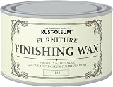 Rust-Oleum Furniture Finishing Wax Clear 400ml Protects Paint Finish Water view 5