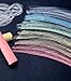 (50 ct Box) Sidewalk Chalk Set Non-Toxic Dustless Chalk Colorful