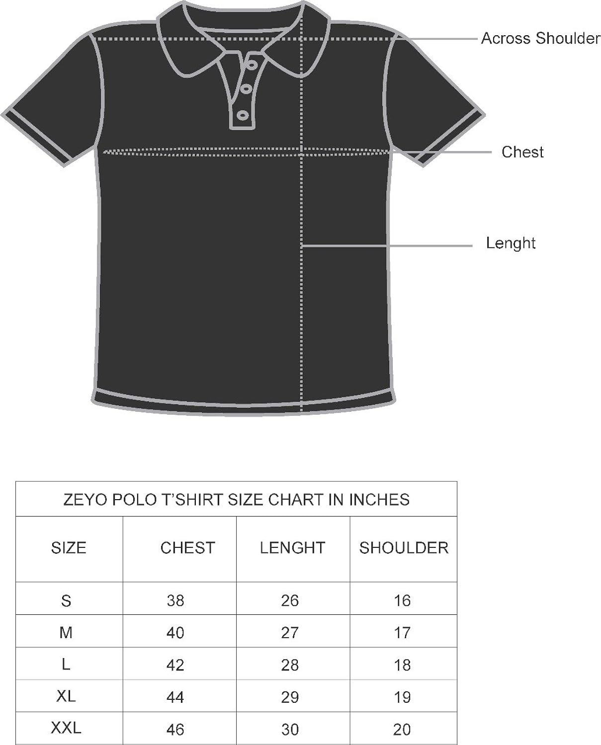 zeyo men's cotton t-shirt