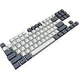 Happy Balls Dye Sub PBT Keycaps 87 Keycap Set Cherry Profile/Thick/Top Printed with Key Puller for Tenkeyless TKL 87 MX Switc