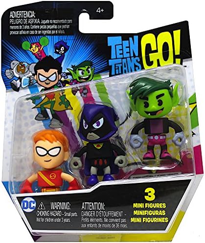 DC Comics Teen Titans Go Speedy, Raven &amp; Beast Boy 2" Mix and Match Action Figures "IN STOCK"