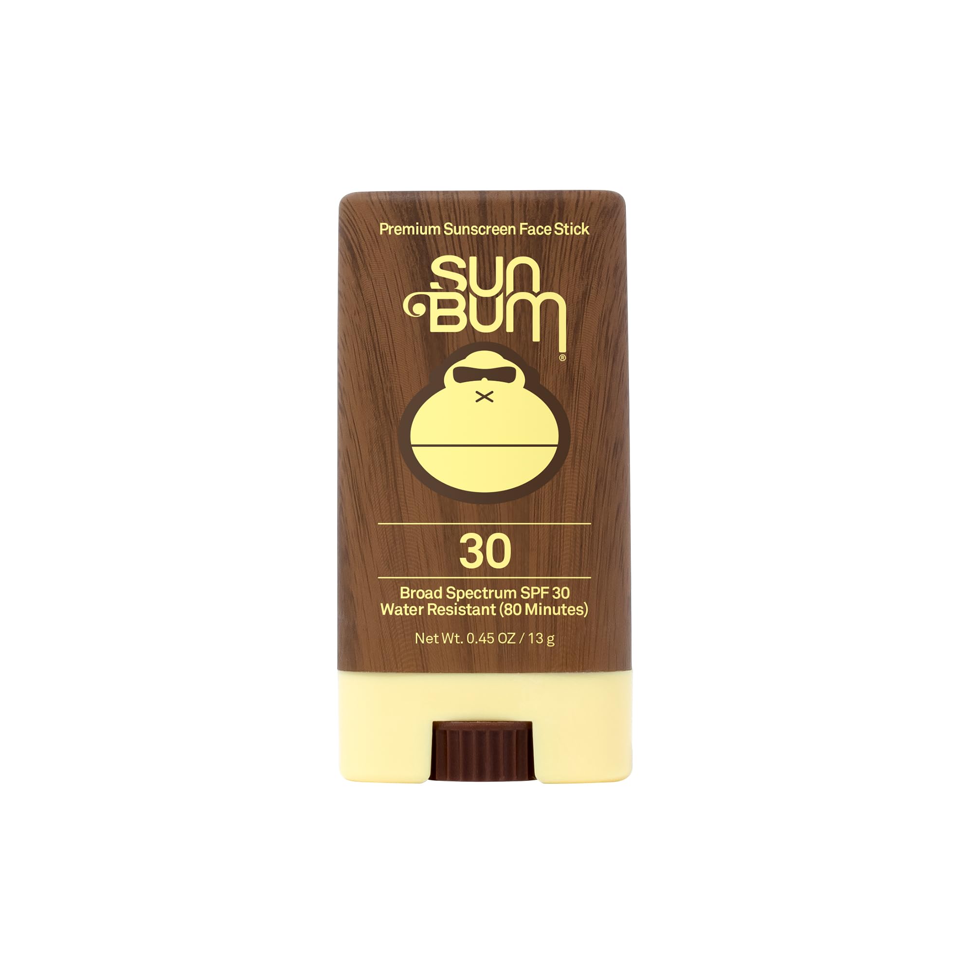 Photo 1 of *Ex 10/2026* Sun Bum Original SPF 30 Face Stick Sunscreen - Water-Resistant Broad Spectrum Facial Sunscreen with Vitamin E - Hawaii 104 Act Compliant (Without Octinoxate & Oxybenzone) - Travel Friendly - 0.45 oz