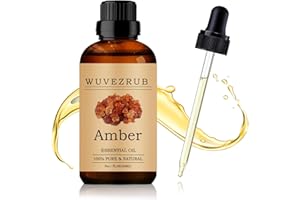 Wuvezrub Amber Essential Oil 30ML - 100% Pure and Natural Oils for Aromatherapy Diffuser - 1 Fl Oz/Amber