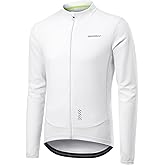 BERGRISAR Men's Long Sleeve Cycling Jersey Spring Fall Road Bike Shirt Biking Bicycle Mountain Bike Jersey