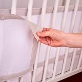 PurFlo Breathable Cot Bumper Set (2pcs) Fits 140x70 cm view 4