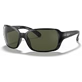 Ray-Ban unisex-adult Rb4068 Square Sunglasses | In Havana &amp; Black. Polarized options available.