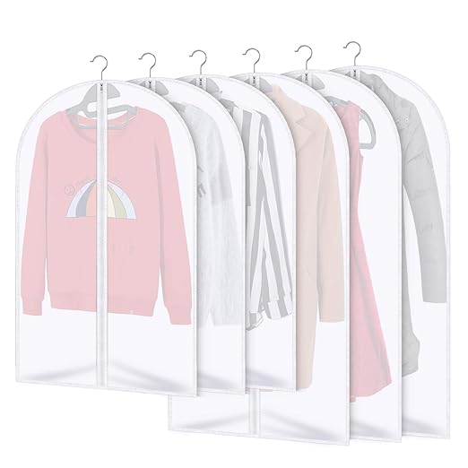 AIDBUCKS Kleidersäcke Kleiderhülle Anzughülle - Langzeitaufbewahrung Von Jacke Mantel Kleider Anzug Schutz Vor Staub Motten S