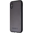 OtterBox iPhone Xs AND iPhone X Symmetry Series Case - BLACK, ultra-sleek, wireless charging compatible, raised edges protect camera & screen