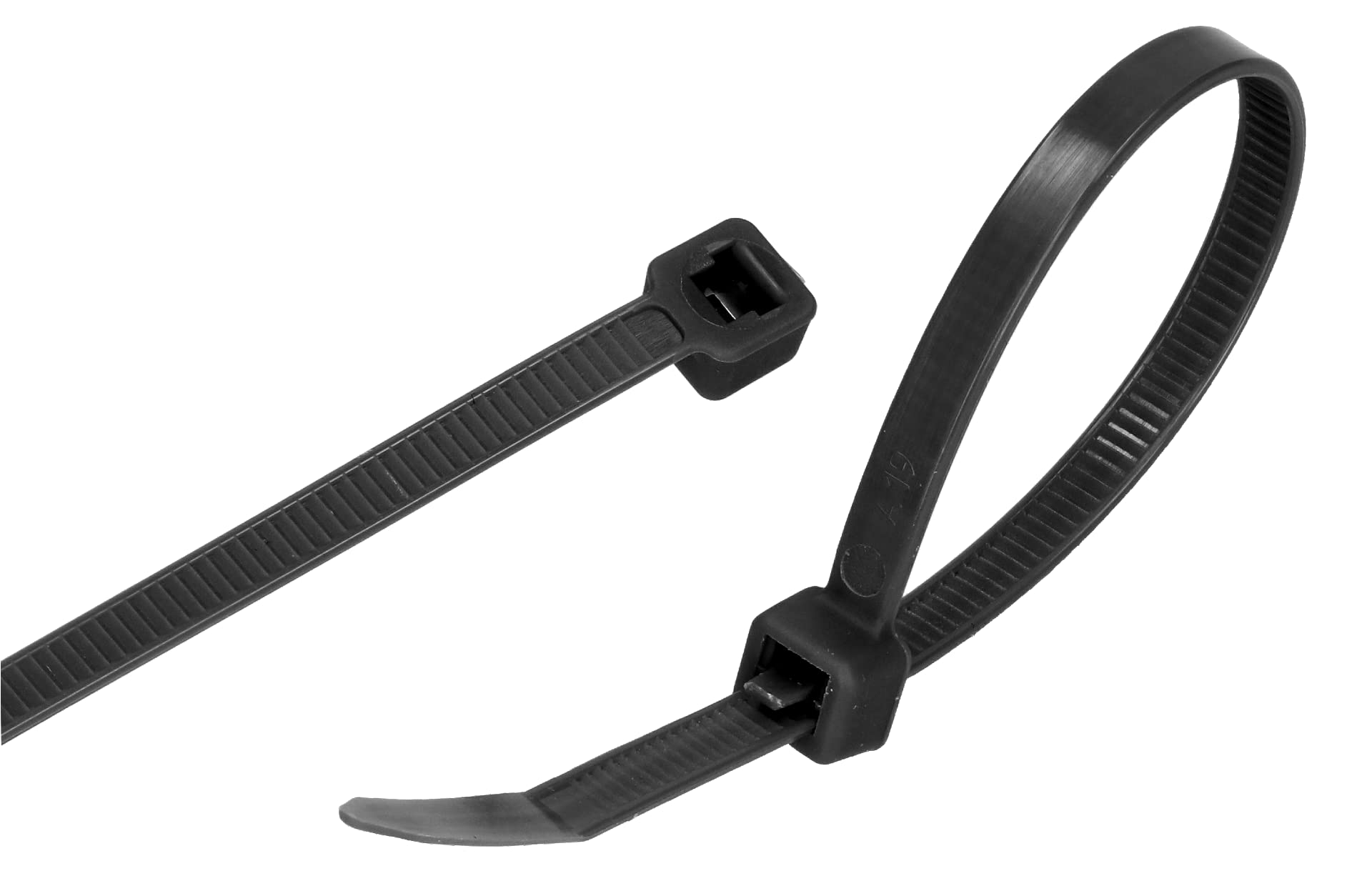 GARDENIX Plant Ties, Cable Ties, Pack of 100 (4.8 mm x 300 mm, Black), Reusable, Adjustable