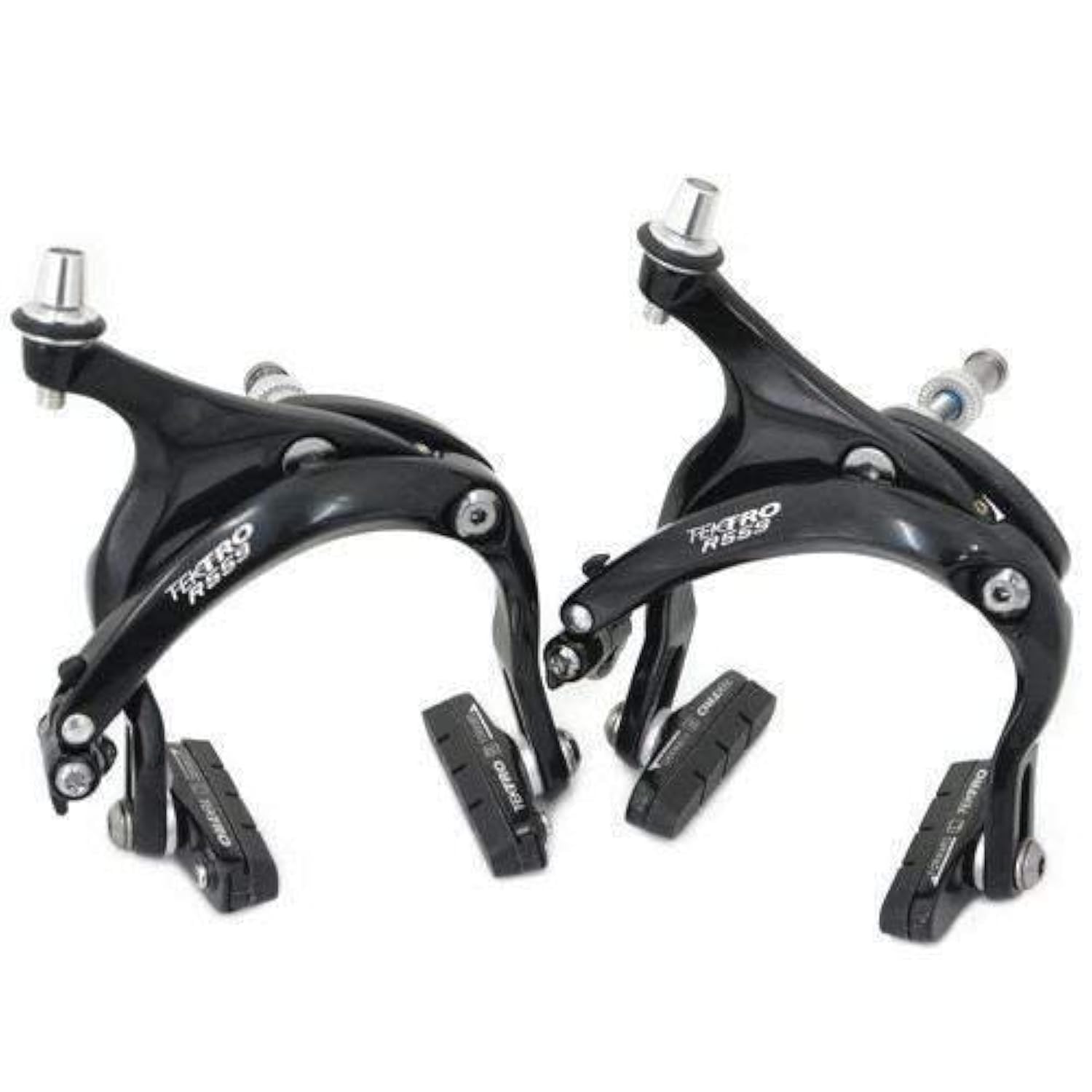 Tektro R559 Caliper Brake Set Long Reach 53-73mm, Black #ST1414_BLACK