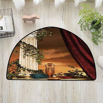 Amazon Com Gothic Semicircular Carpet Bedroom Room Greek