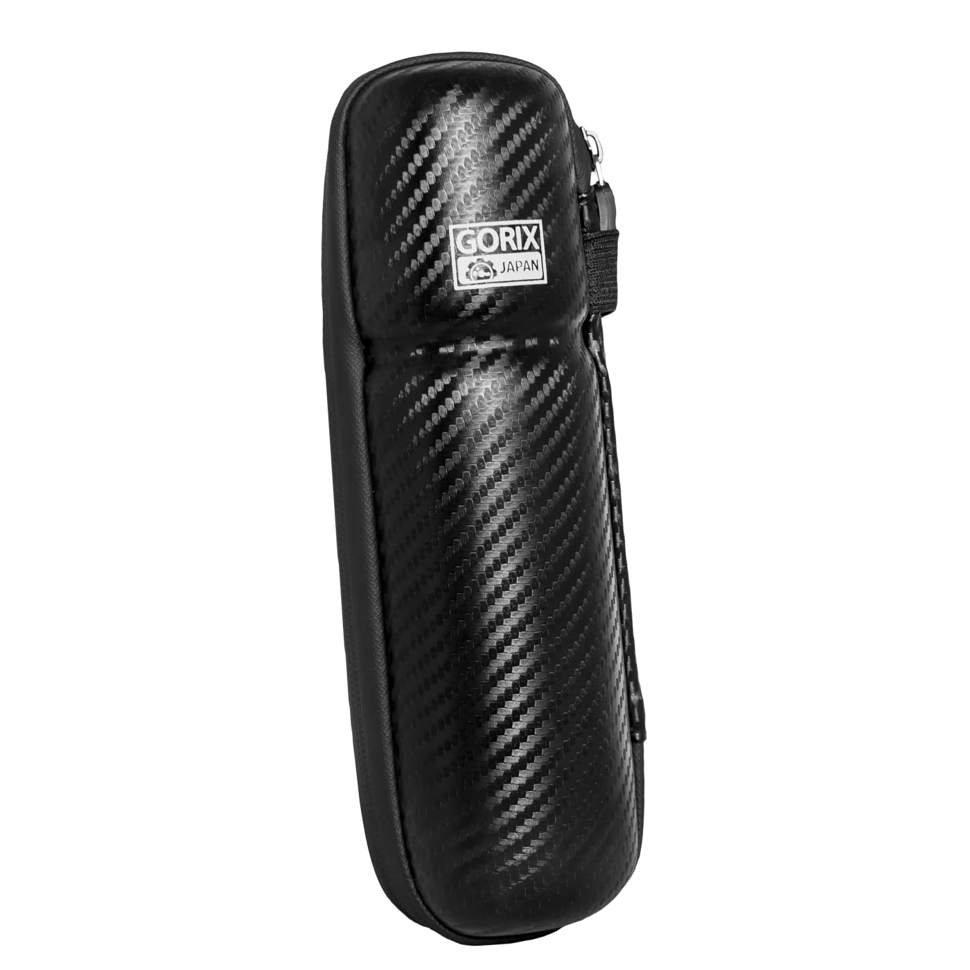 GORIX Bike Tool Case Box Bottle Waterproof Zip Carbon Pattern Road MTB Bicycle Cycling Black (GX-sssCASE(Small 22.5cm))
