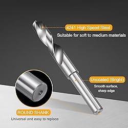 HARFINGTON 16mm Drill Bit 1/2" Reduced Shank Round