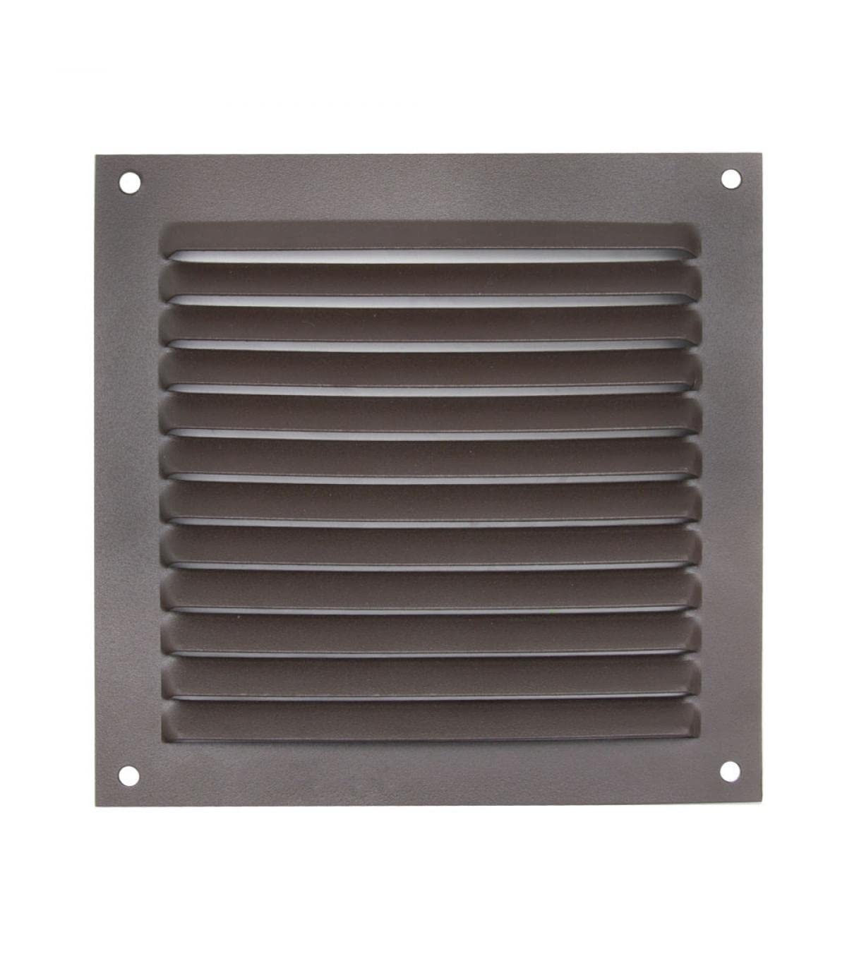Wolfpack 2530010 - Ventilation Grille, Screw, Wood Effect Aluminium, 15 x 15cm
