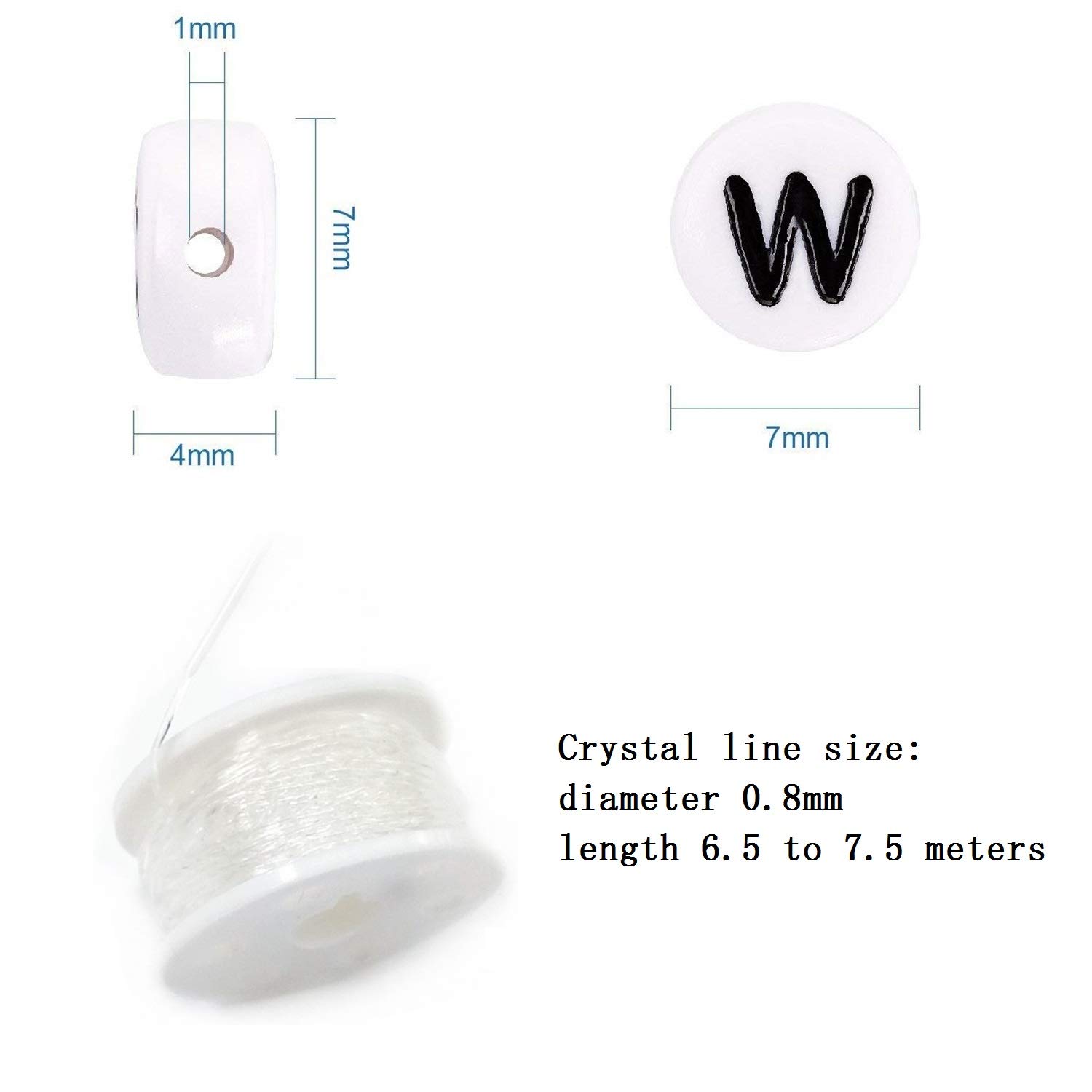 Amaney 1600pcs Letter Beads,Heart Beads,Number Beads,Star Beads and Smiley Beads,4x7mm White Acrylic Beads 31 Styles for Jewelry Making Bracelets Necklaces Key Chains