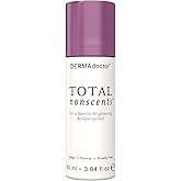 DERMAdoctor Antiperspirant for Women Sensitive Skin, Total NonScents Ultra-Gentle Illuminator, Unscented Clinical Strength Antiperspirant Deodorant for Men & Women; Hypoallergenic Roll On - 3.04 oz