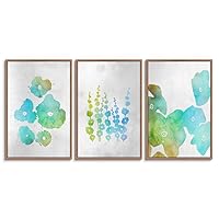 3 Piece Framed Canvas Wall Art Colorful Flowers Canvas Prints Home Artwork Decoration for Living Room,Bedroom - 16
