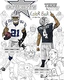 Ezekiel Elliott and the Dallas Cowboys: Then and Now: The Ultimate Football Coloring, Activity and Stats Book for Adults and Kids