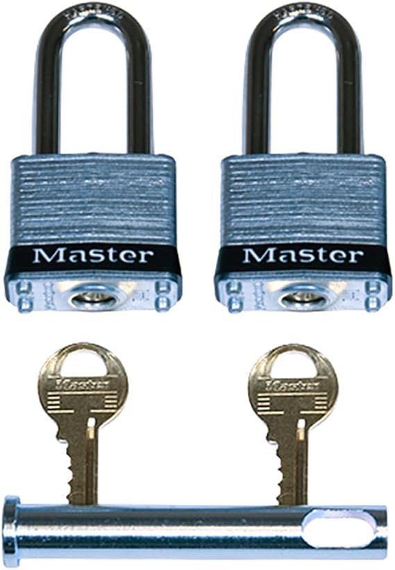 GHOST CONTROLS Two Lock Gate Security Kit with Clevis Pin