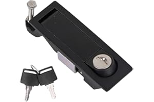 BUACHOIS Compression Latch Lock Powder Coated Zinc Alloy Adjustable Lever with Locking Trigger Lock for RV Marine Boat Cabinet