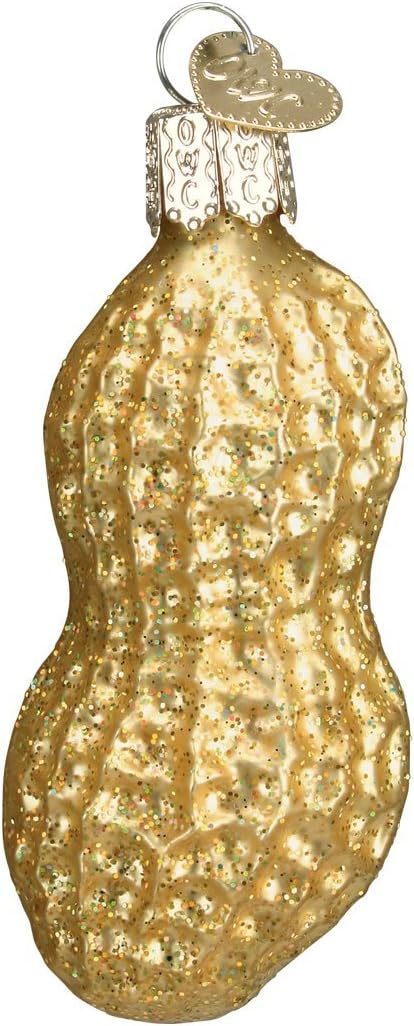 Ornaments - Old World Christmas Ornaments: Various Foods Glass Blown Ornaments for Christmas Tree, Peanut