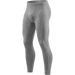 SEAUR Men's Ice Silk Semi Sheer Leggings See Through Tights Stretchy Activewear Leggings Skinny Yoga Pants