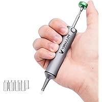 VIRALLOY® Solder Sucker No Clog Desoldering Pump Perfect Desoldering Tool for Solder Remover with Strong Vacuum Suction, Heat