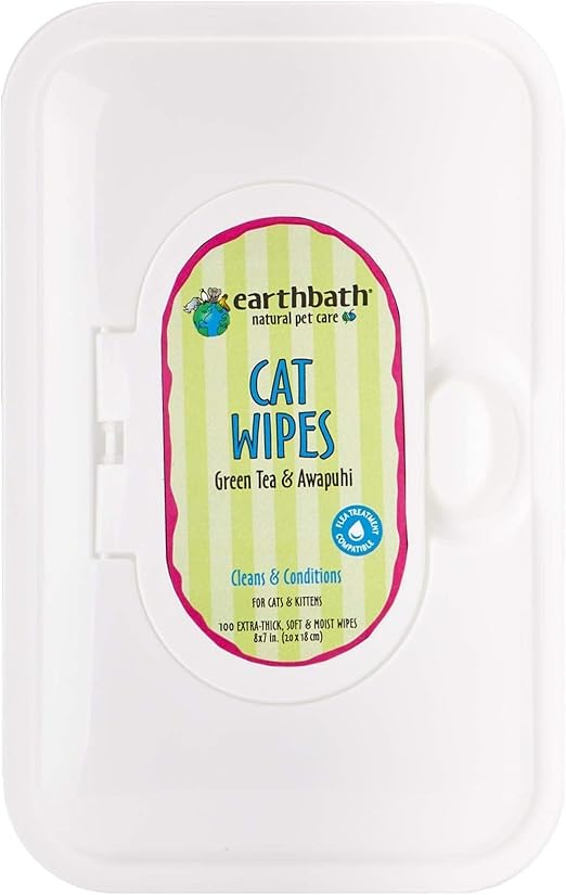earthbath all natural cat wipes